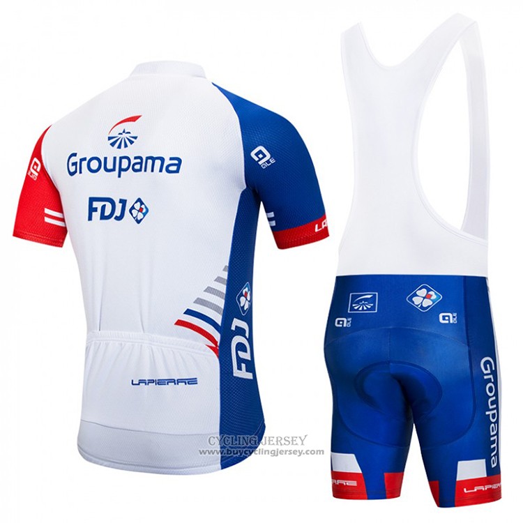 2018 Jersey FDJ White and Blue